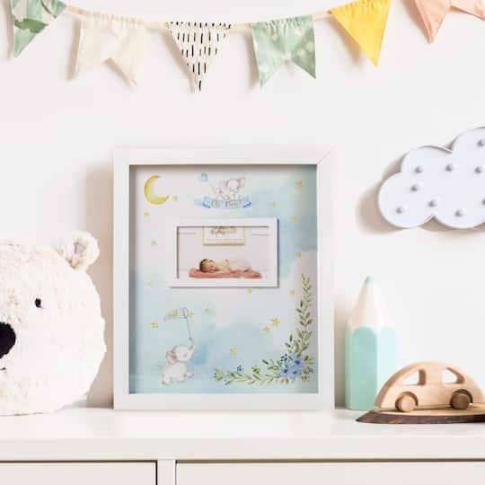 Kate Aspen® Blue Elephant Baby Shower Guest Book Alternative